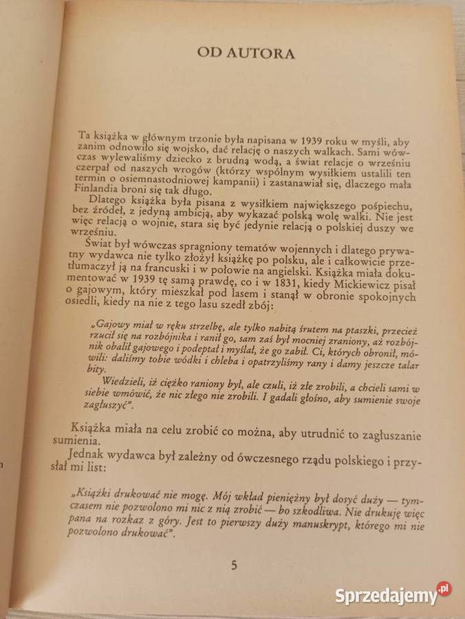 Wrzesień Żagwiący Melchior Wańkowicz Polonia śląskie Bielsko-Biała sprzedam