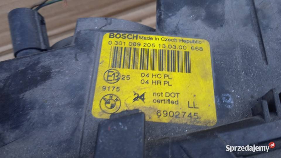 E46 SEDAN KOMBI LAMPA PRZÓD LEWY EU Zbierkowo
