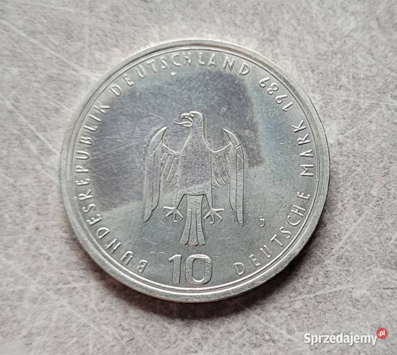 J38 NIEMCY RFN srebro 10 Marek 1989 r Hamburg