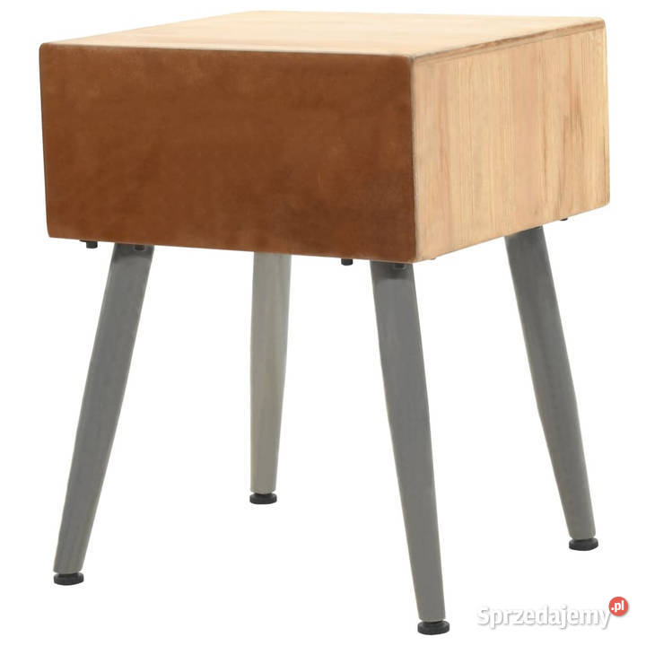 Stolik nocny lite drewno jodłowe 43 x 38 x 50 Warszawa