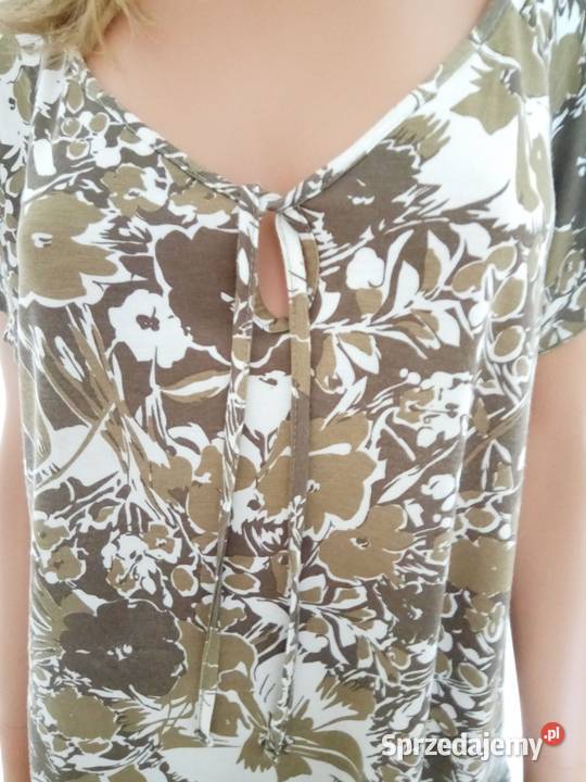 Bluzka tshirt Soon wzorzyste khaki r 4446 Rozmiar 46 śląskie Pszczyna
