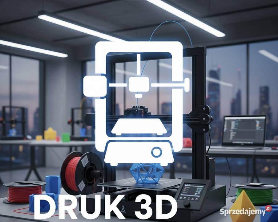 DRUK 3D dowolny projekt kolor na zamówienie PLA Sosnowiec