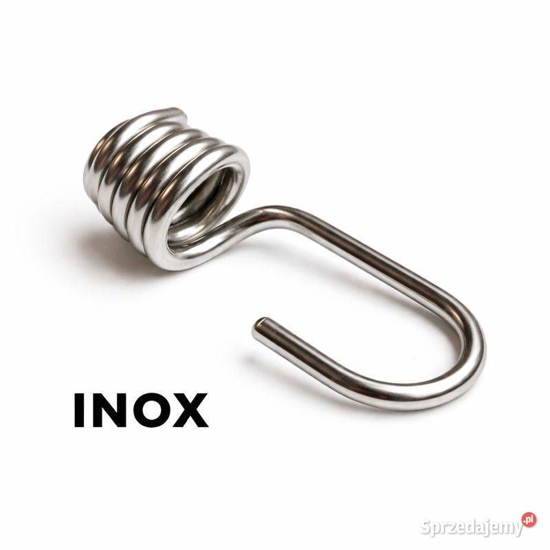 Hak sprężyna INOX z nierdzewki mocny hak