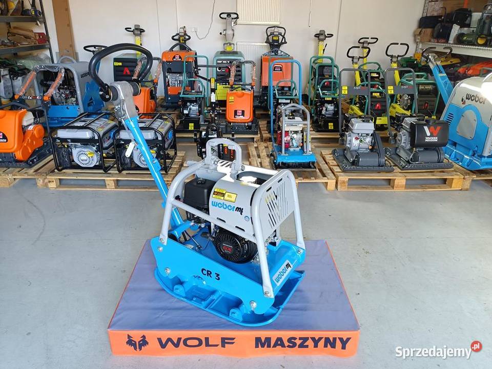Zagęszczarka rewersyjna płyta WEBER CR 3 HD NOWA 0h Maszyny budowlane Skoroszów sprzedam