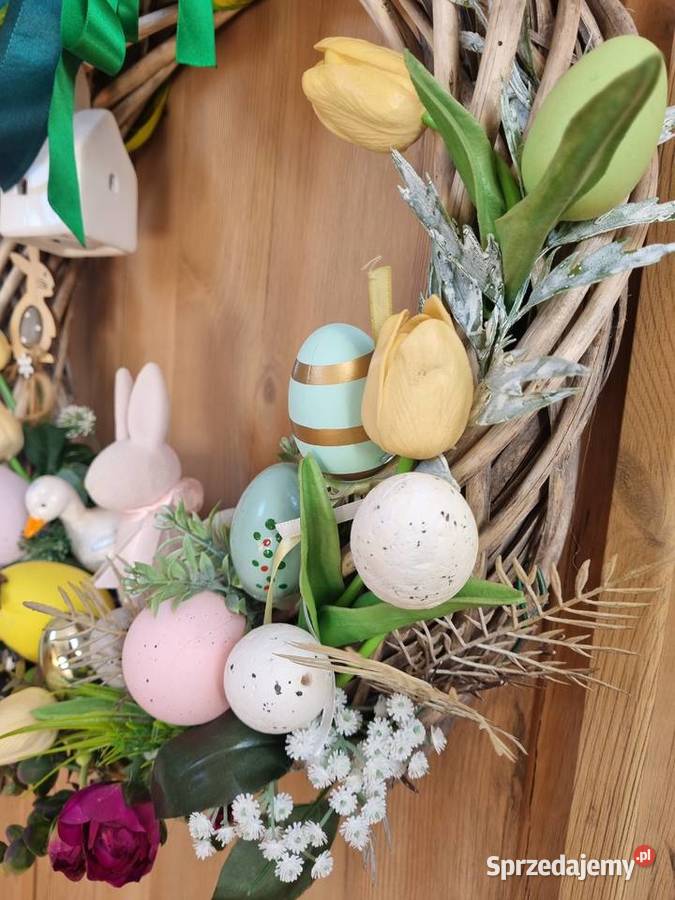 Stroik Wielkanocny własnoręcznie robiony duży 55 Lublin sprzedam