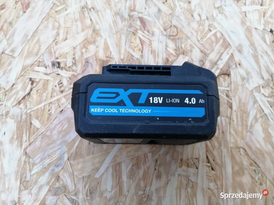 SZLIFIERKA KĄTOWA ERBAUER EAG18Li 18V 1x4Ah Wyrzeka