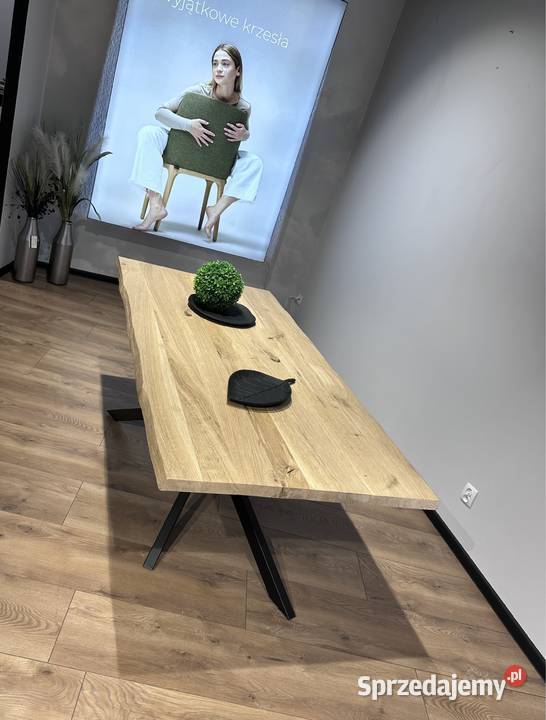 Stół dębowy 90x180 Loft Edgar Meble Katowice