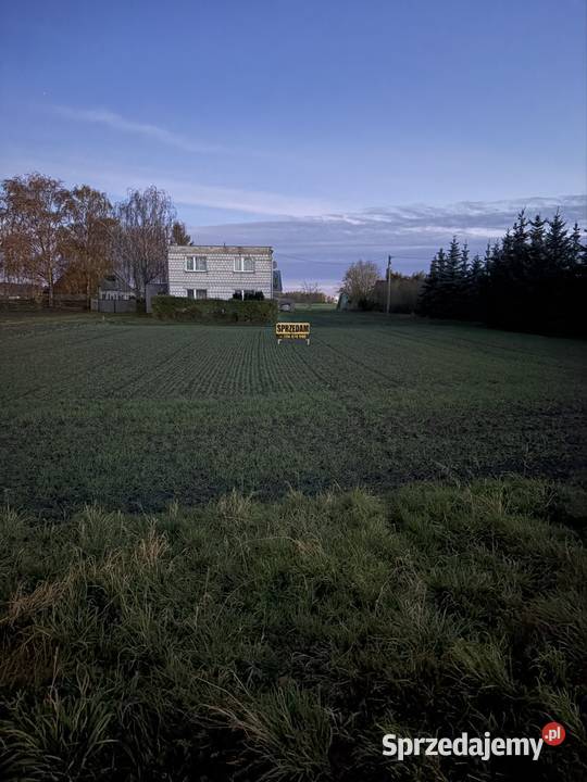 Działka budowlana Ceradz Dolny 1386 m2 media 205zł/m2 Sprzedaż sprzedam