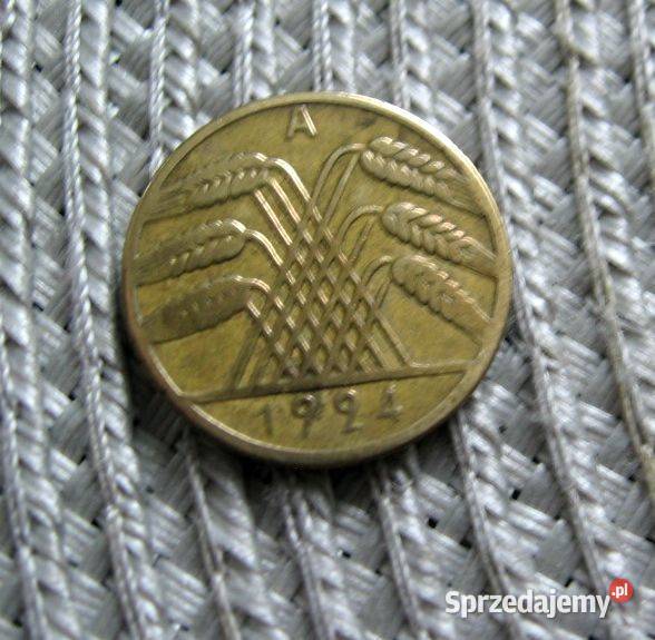 Niemcy 10 Rentenpfennig 1924r A