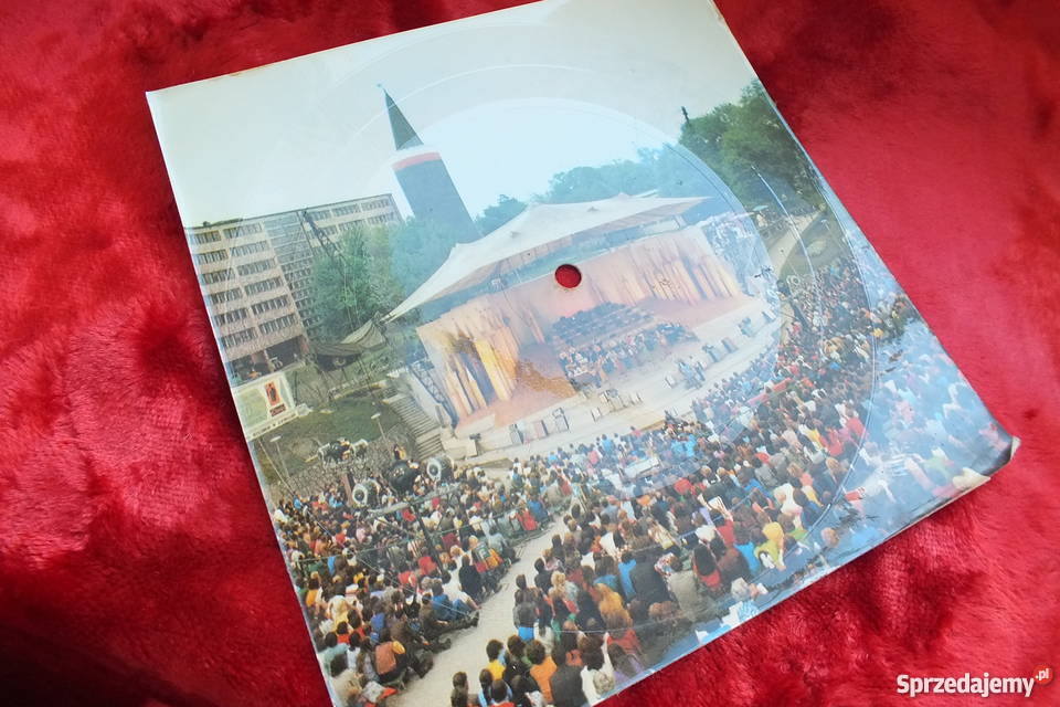 Stara pocztówka dźwiękowa M Rodowicz Sing Sing lubuskie Żary