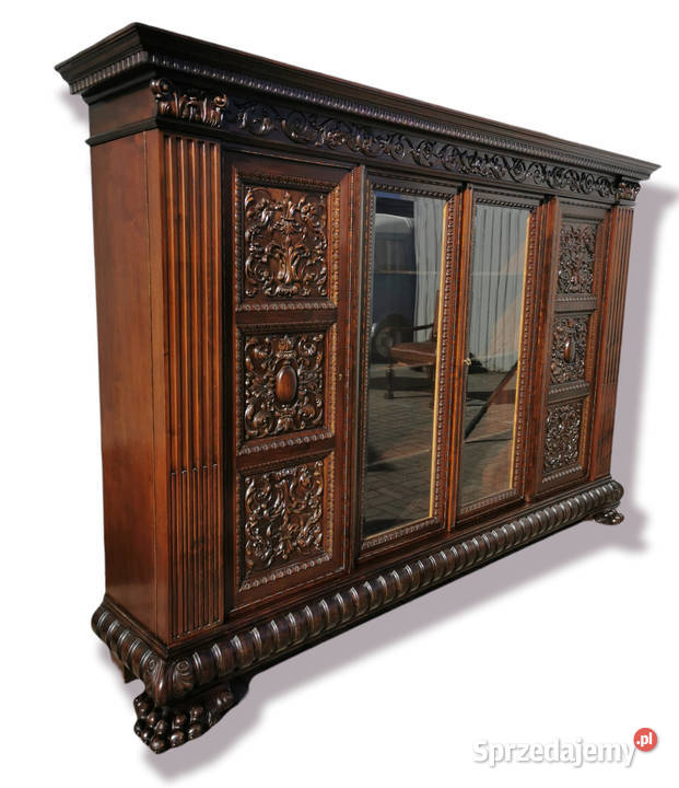 Reprezentacyjny neorenesansowy komplet Meble Wrocław