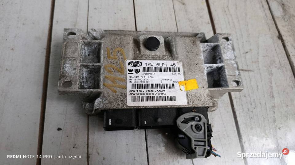 STEROWNIK SILNIKA PEUGEOT 307 IAW61P145 osobowe Rudziniec