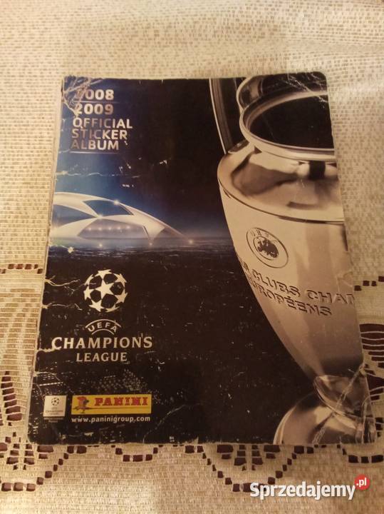 Official sticker album champions League 20082009 mazowieckie Warszawa sprzedam