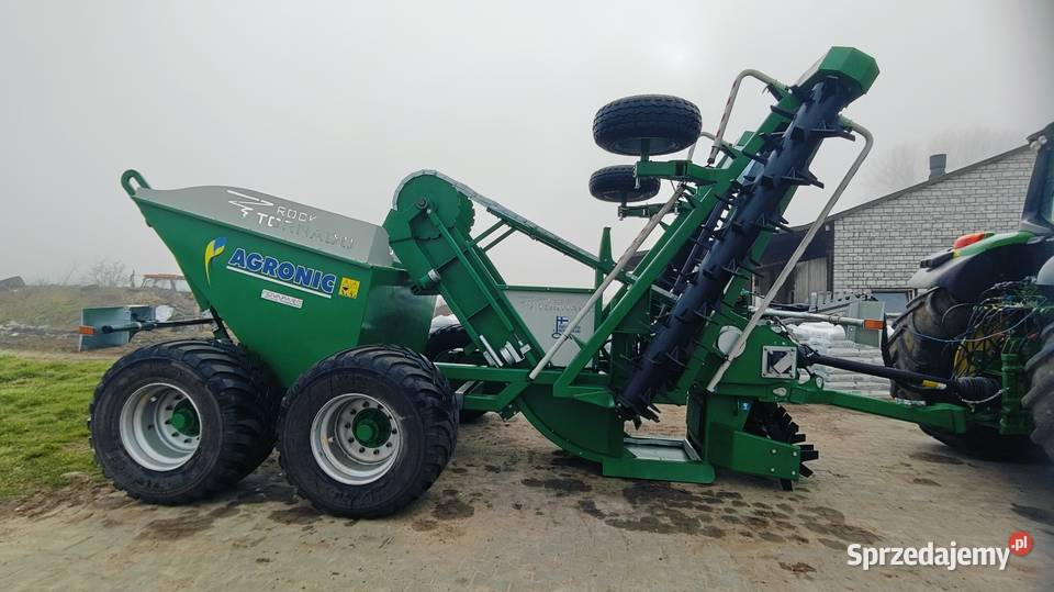 Zbieracz kamieni TORNADO 550 Agronic nie nieuszkodzony łódzkie Piotrków Trybunalski