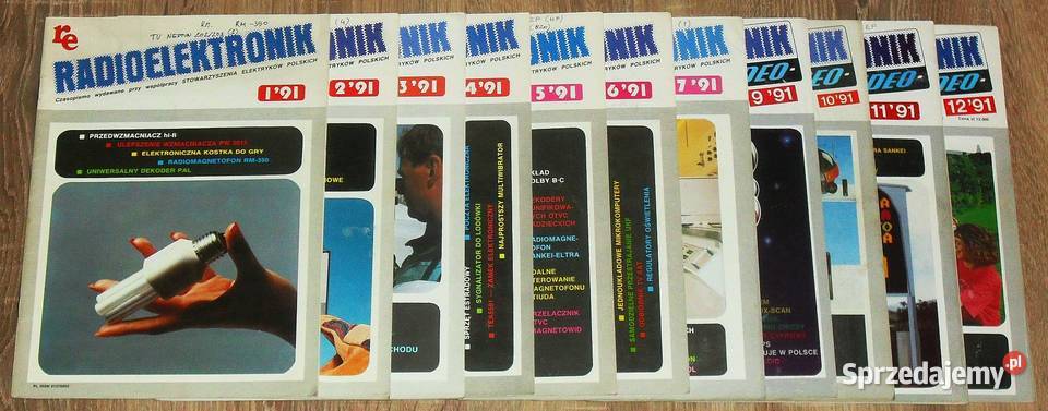 Radioelektronik rocz 88 90 91 kompletne Gliwice