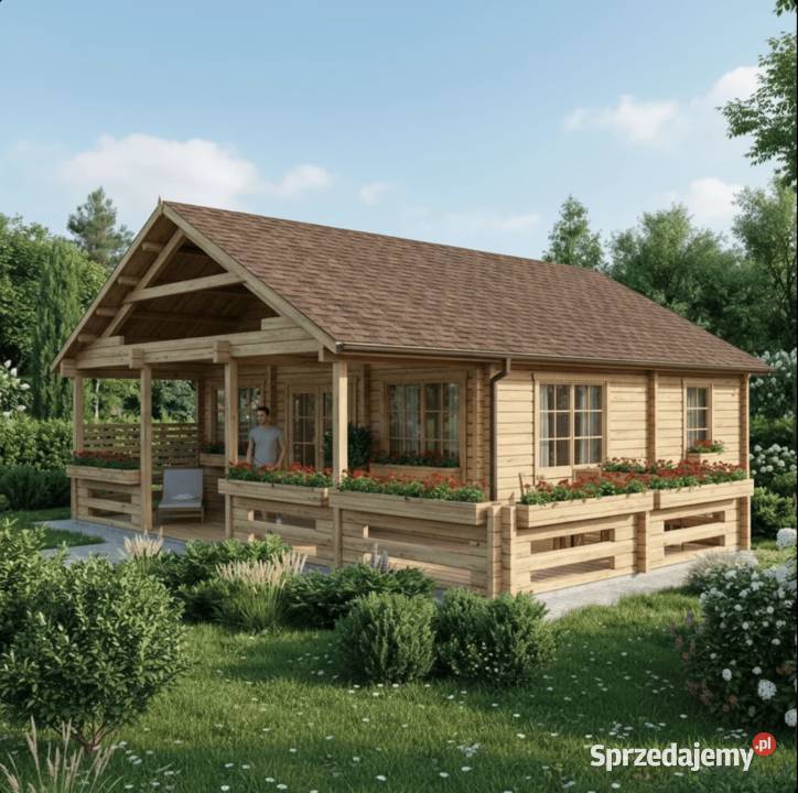 Domek letniskowy Argus 66 z tarasem mazowieckie Dziekanów Polski sprzedam