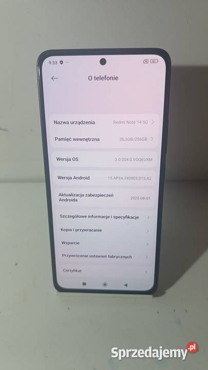 Smartfon Redmi Note 14 5G 8256GB Katowice