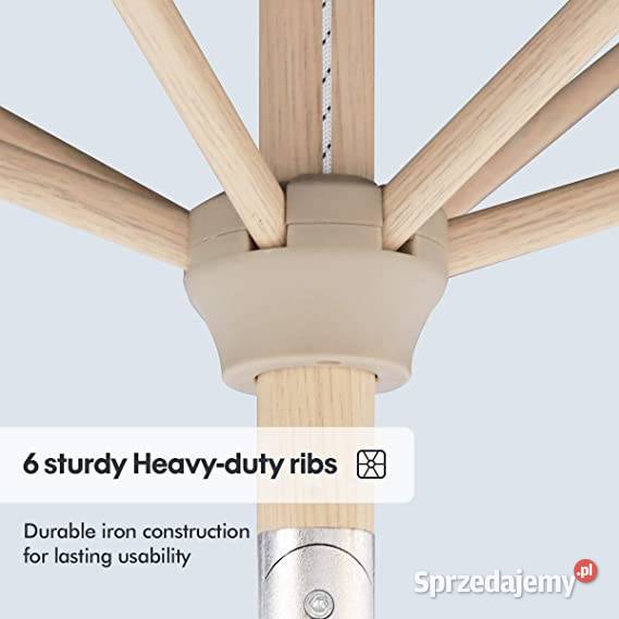 parasol Salcar sekey Garden ciemno szary uchylny Meble ogrodowe Zamość