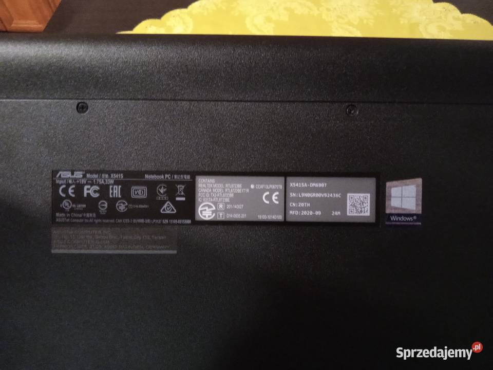 Sprzedam laptop ASUS mało używany Słupno sprzedam