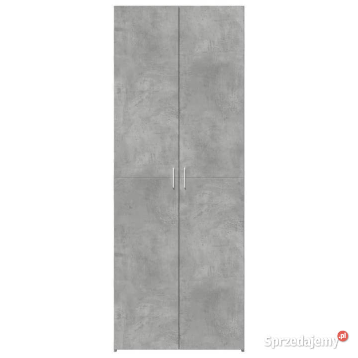 Wysoka szafka szarość betonu 70x425x185 mazowieckie Warszawa