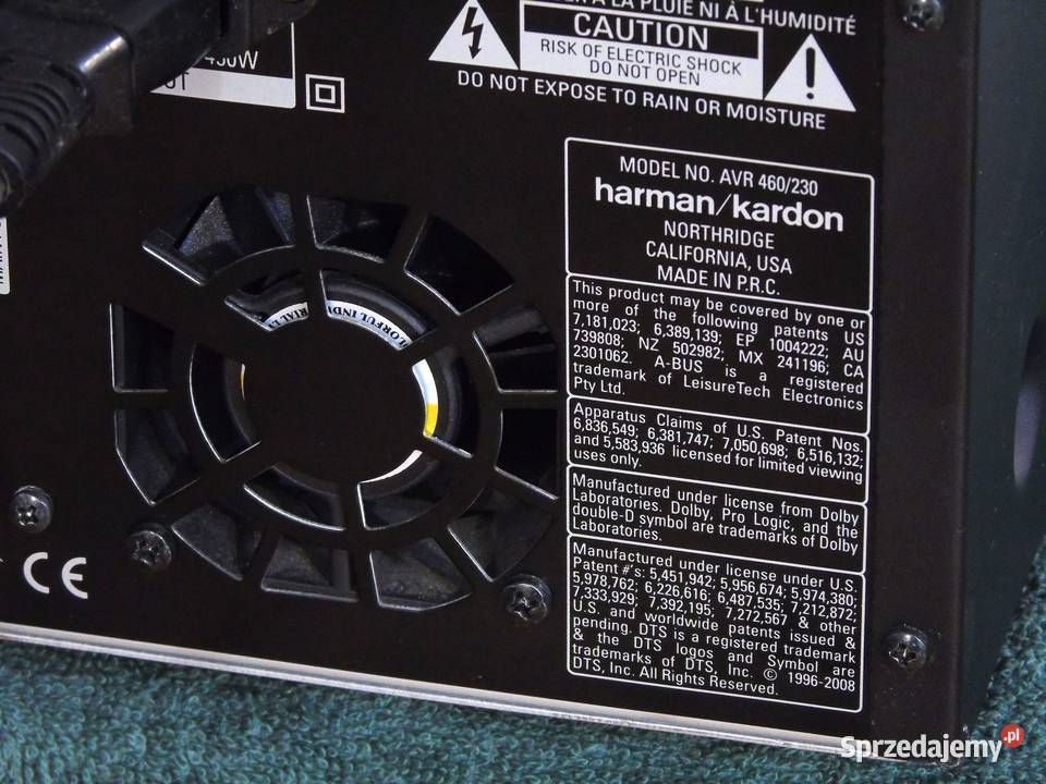Amplituner Harman Kardon AVR 460 71 z pilotem