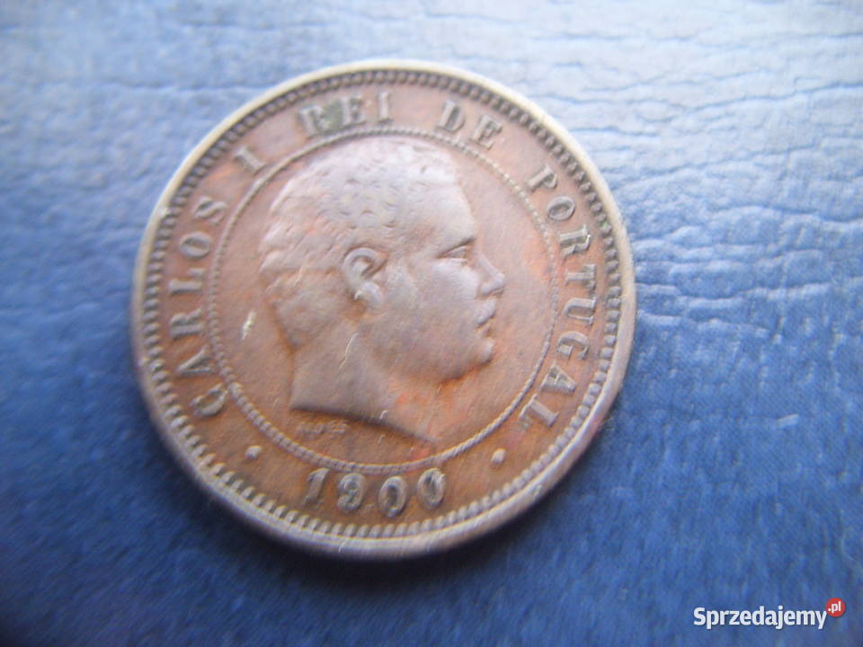 Stare monety 5 real 1900 Portugalia podkarpackie Lesko sprzedam