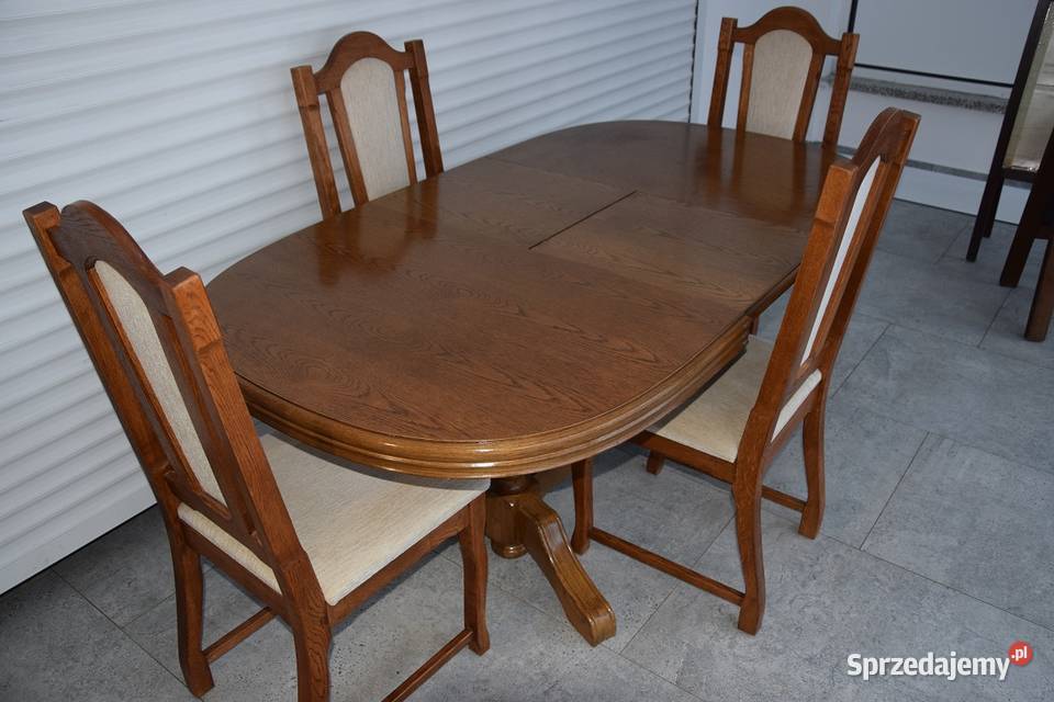 stół rozkładany i 4 krzesła super stan Olsztyn
