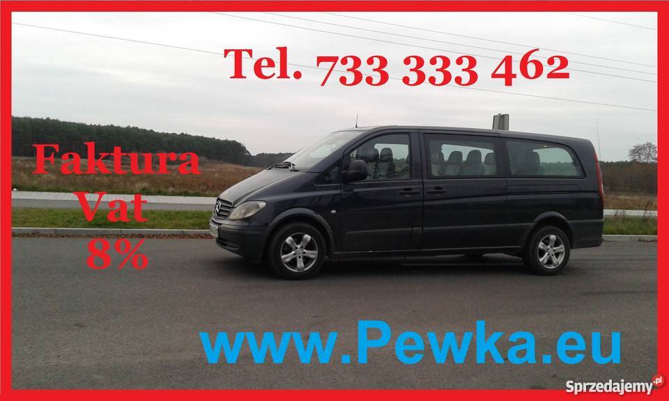 Transport 9 osób Busem Granice dostępność lubuskie Nowa Sól