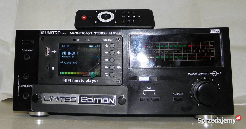 Unitra PILOT korektor MP3 analizator RADIO USB