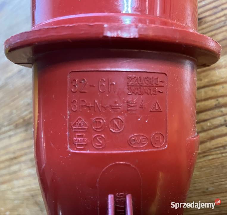 Wtyk złącze Wtyczka 32 220380 V IP44 5 bolców Pozostałe mazowieckie