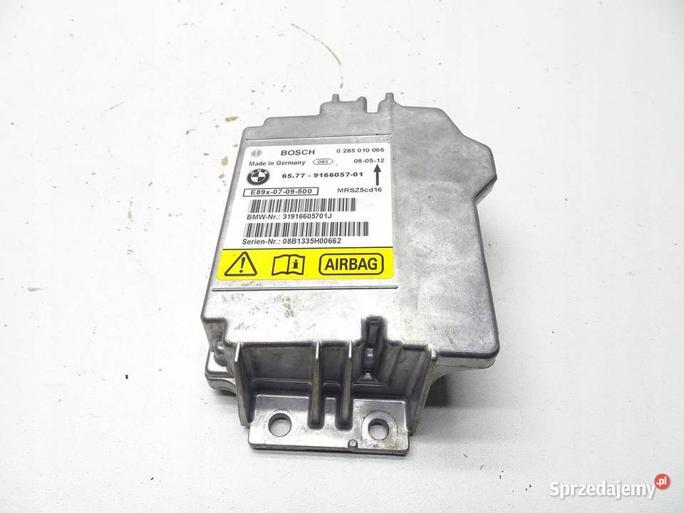 MODUŁ SENSOR AIRBAG BMW E90 E91 E92 9166057