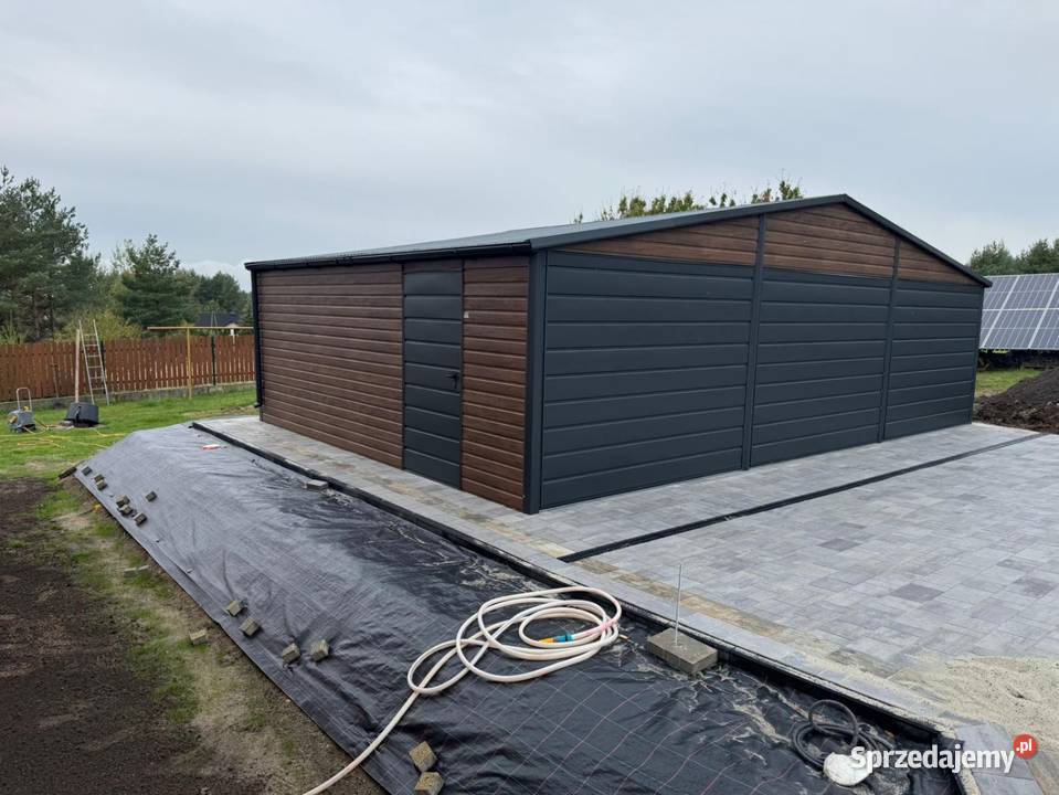 Nowoczesny garaż 9x6 magazyn blaszany trzy Altany i wiaty sprzedam
