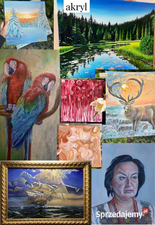 Obraz portret na płótnie na zamówienie akryl Bydgoszcz