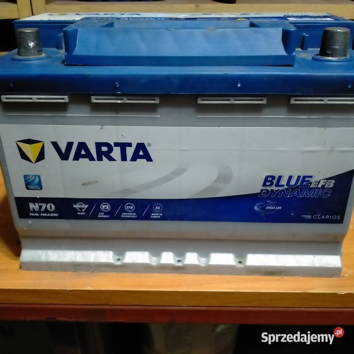 Akumulator rozruchowy Varta n70 70Ah 760A sprzedam