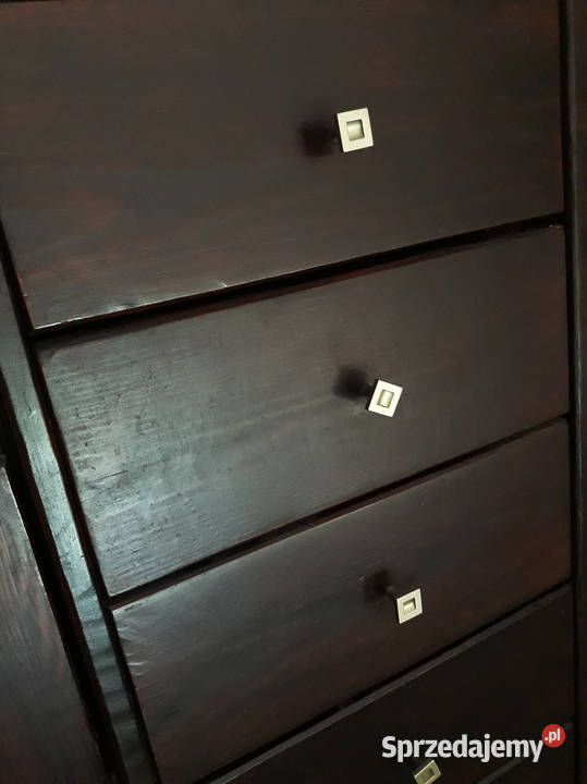 Duża sosnowa komoda Lustra Warszawa sprzedam