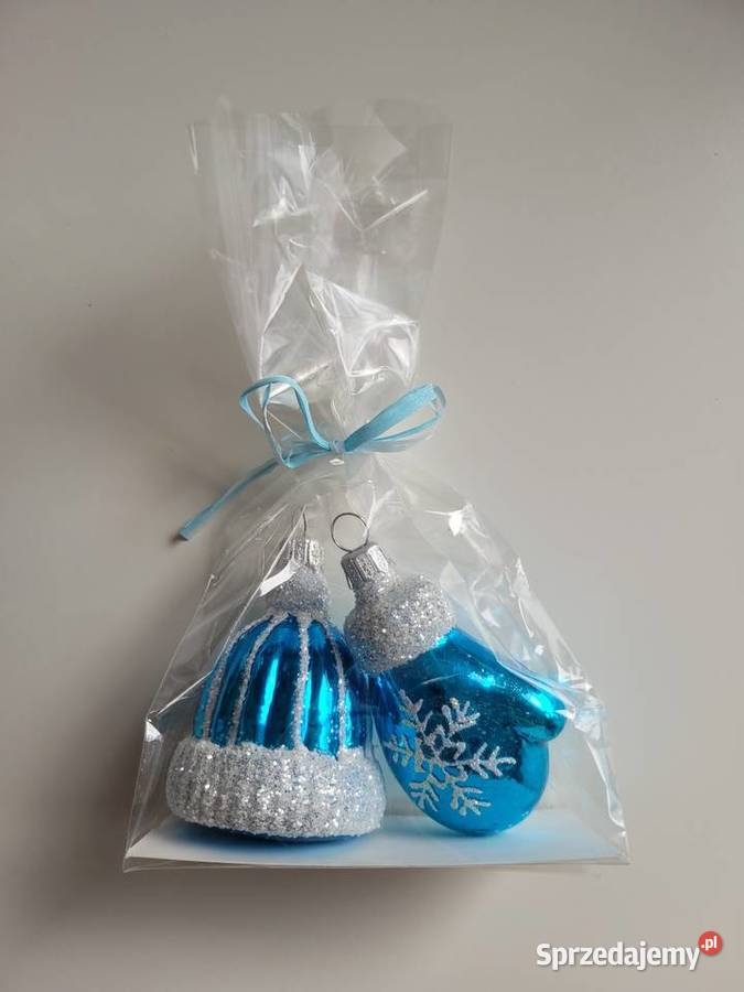 Bombki świąteczne rękawiczka i czapka Poznań