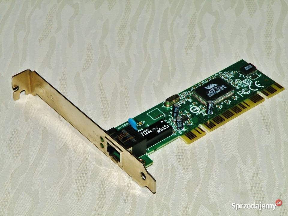 Karta sieciowa LAN na VIA VT6105L 10100 Mbps PCI Pozostałe Bydgoszcz