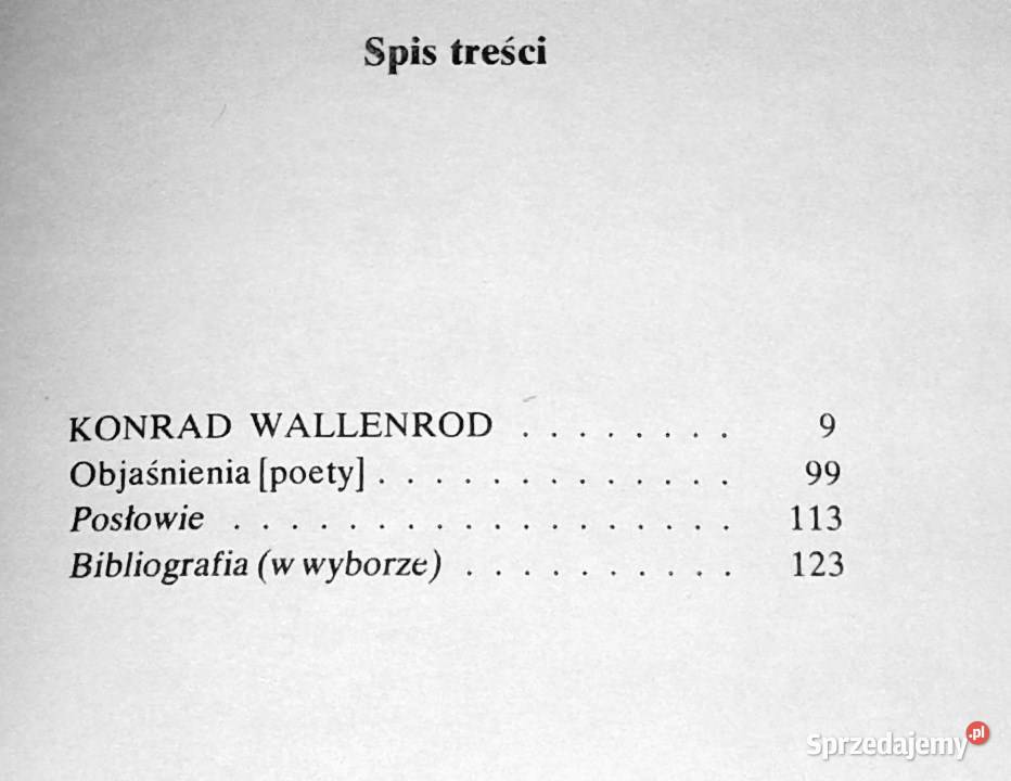 Konrad Wallenrod Adam Mickiewicz Rok wydania 1986 Chełm