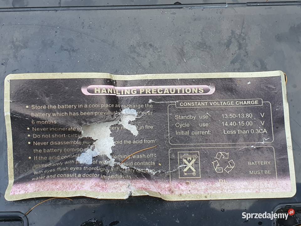 Akumulator AGM SUN Battery 12V 38Ah SB1238 łódzkie Łódź