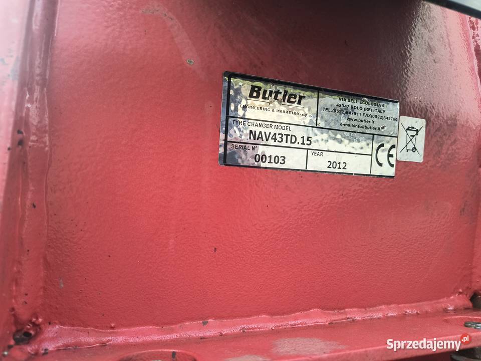 Montażownica ciężarowa Butler nav 4315 56 Grzymałków