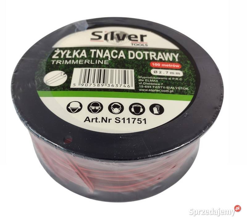 Żyłka do kosy 27mm 100m KWADRAT DUOLINE Ostrołęka