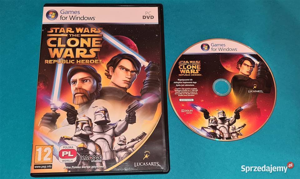 Star Wars The Clone Wars Gra na PC Retro 2008r mazowieckie Warszawa sprzedam