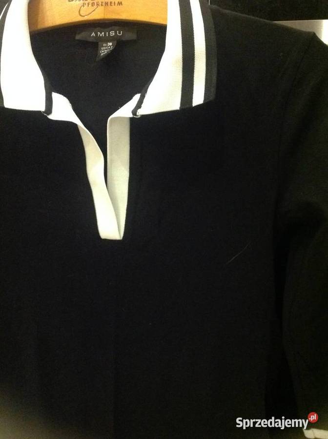 Sukienka Dzianinowa Czarna Mini Damska AMISU SM sprzedam