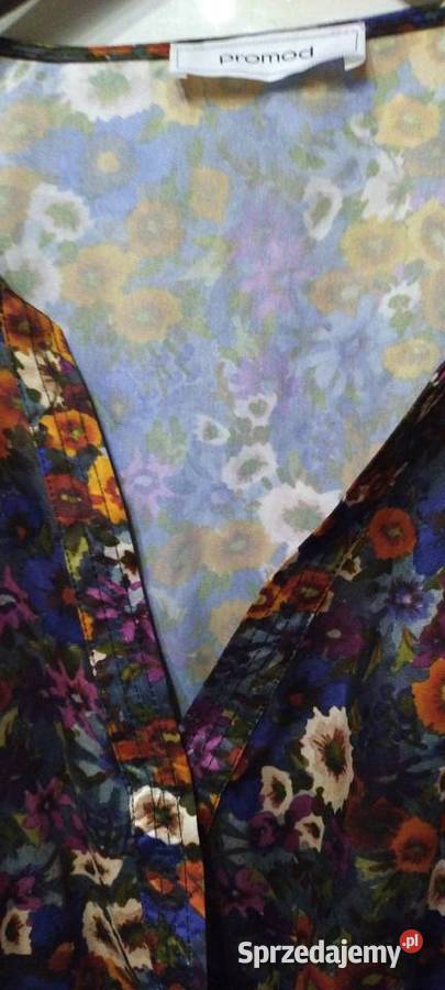 Sukienka letnia w kolorze wielobarwnym Promod Ołówkowa  Lublin