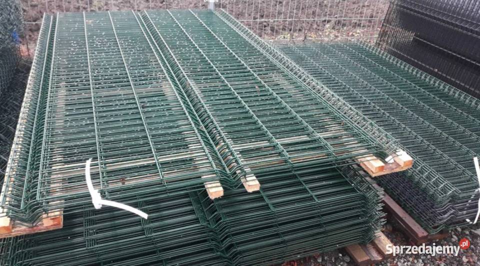 Kompletne ogrodzenie panelowe 153 Siatki i panele pomorskie Nowy Dwór Gdański