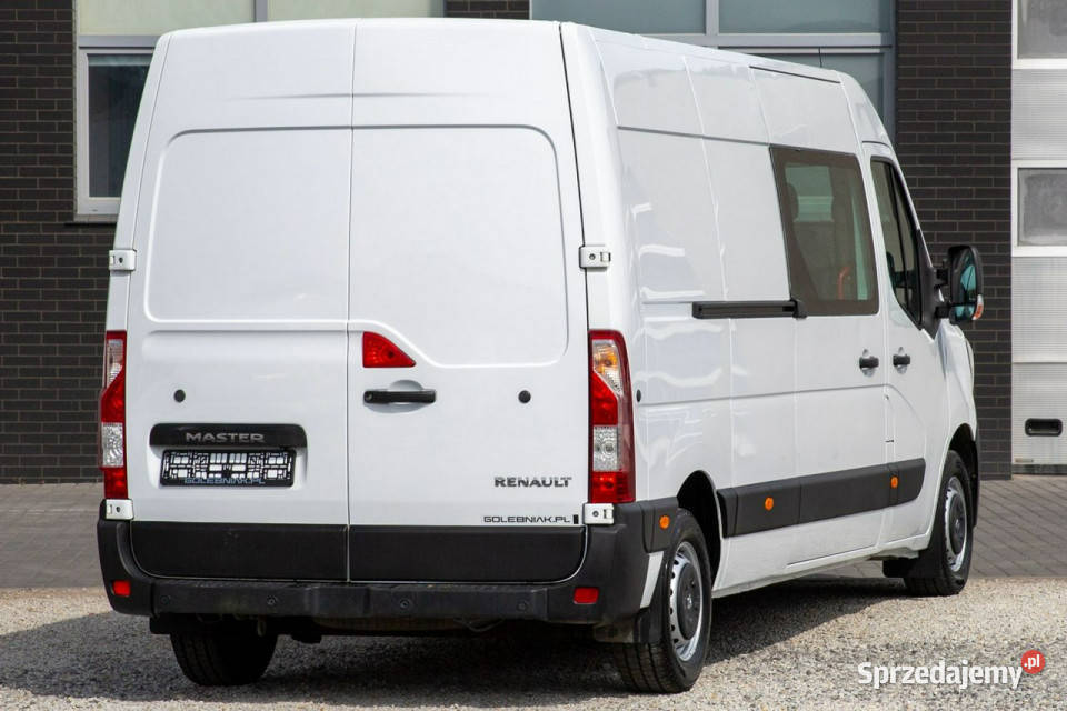 Renault Master 6OSÓB L3H2 BRYGADÓWKA Maxi 150 ASR (kontrola trakcji) wielkopolskie Jarocin
