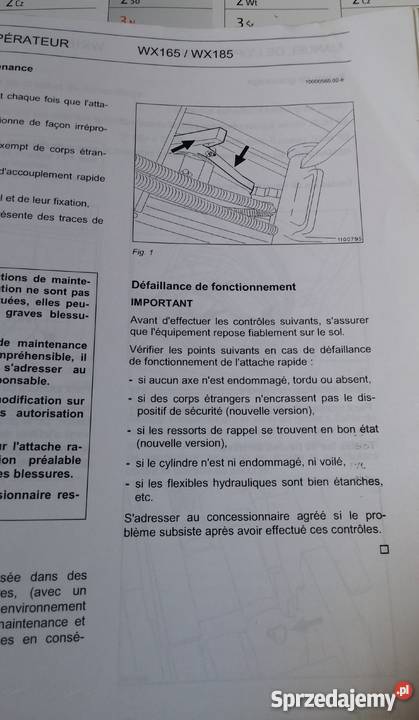 Instrukcja CASE WX165 WX185 Szamotuły