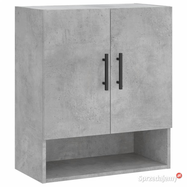 Szafka wisząca szarość betonu 60x31x70 WM829936