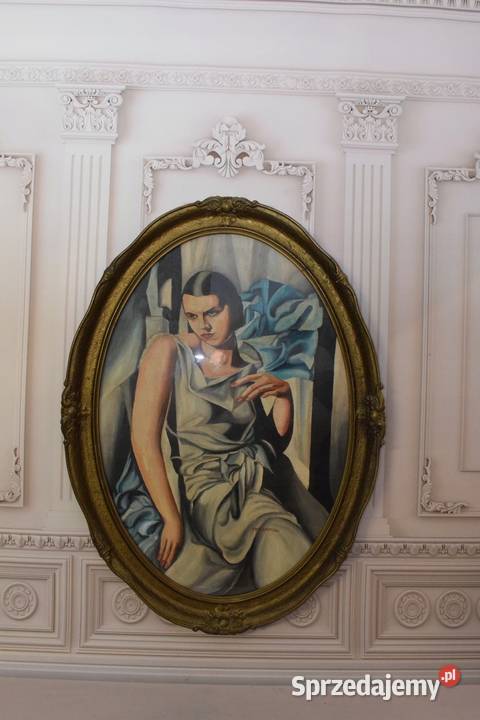 Tamara de Łempicka Art Deco Kobieta W Suknii Malarstwo małopolskie Kraków