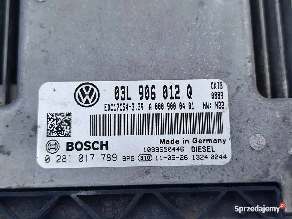 VW Crafter 20TDI STEROWNIK KOMPUTER SILNIKA